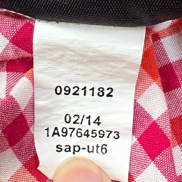 Tommy Hilfiger Orange, Pink + White Long Sleeve Plaid Button Down Shirt Size XXL - Picture 10 of 11